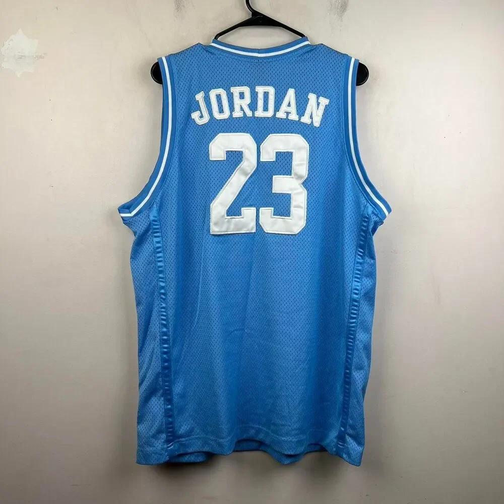 Air Jordan Blue Basketball Jersey Size L